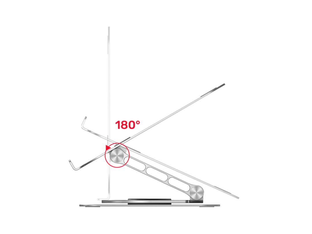Unitek 360° Rotating Adjustable Laptop Stand - Ergonomic Design Unitek 360° Rotating Adjustable Laptop Stand - Ergonomic Design